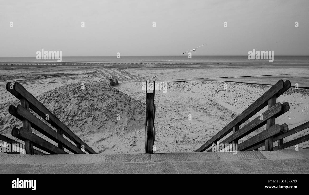 Berck-Plage, Hauts-de-France, Frankreich Stockfoto
