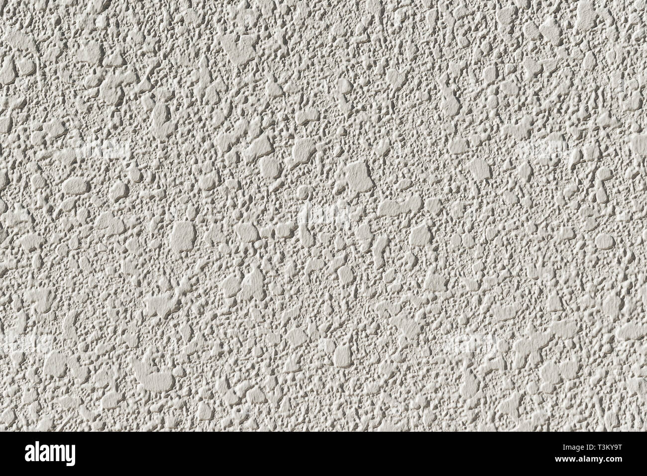 Weißer Beton Wand mit rauen Oberfläche, als Hintergrund Stockfoto