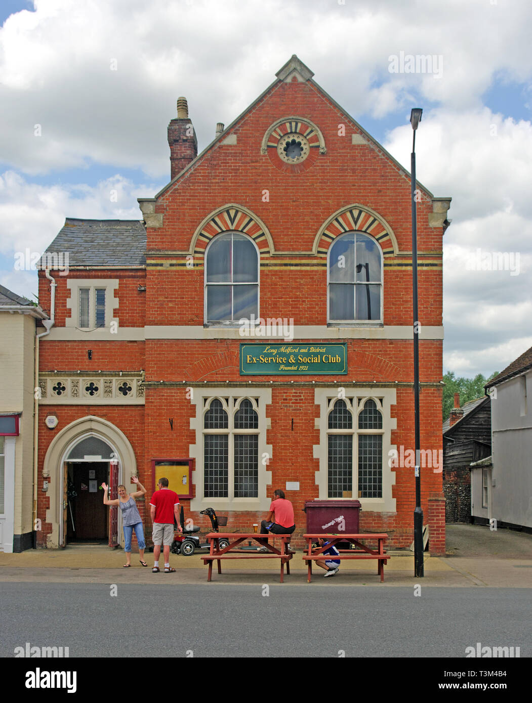 Ex-Service Männer & Social Club, Long Melford, Suffolk Stockfoto