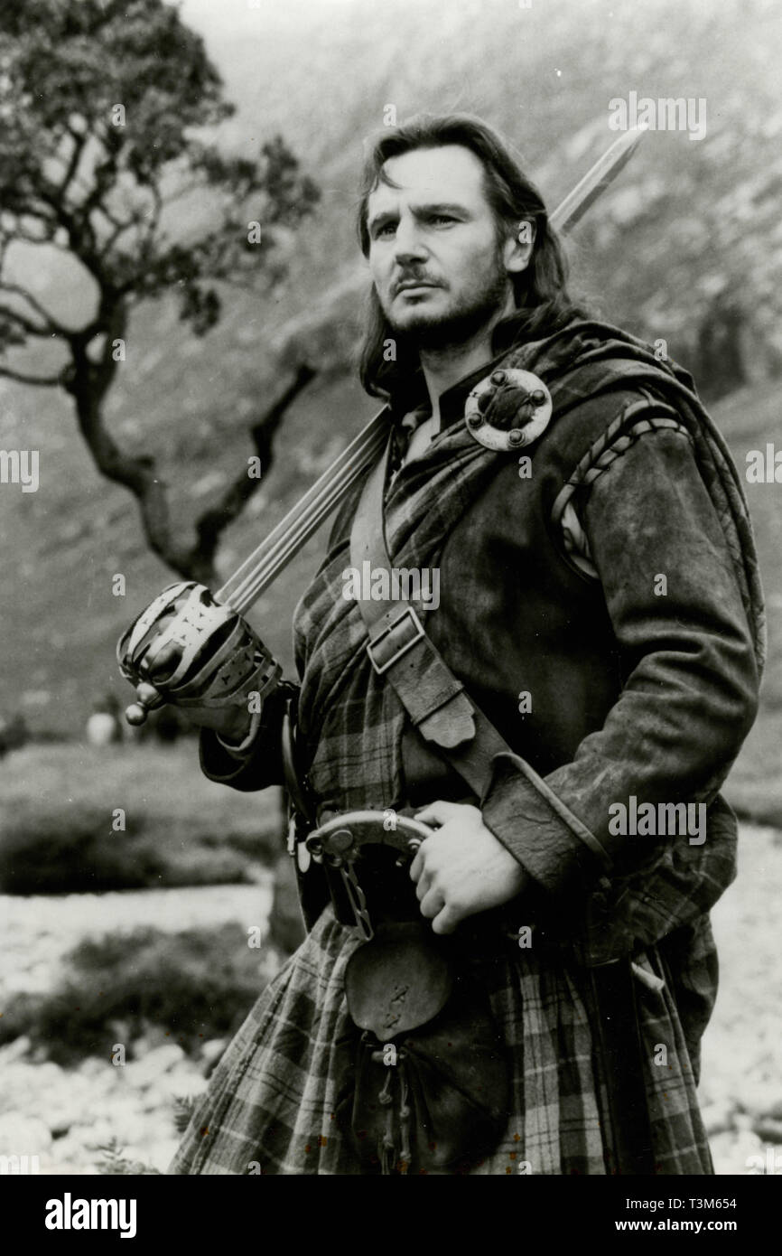 Liam Neeson im Film Rob Roy, 1995 Stockfoto