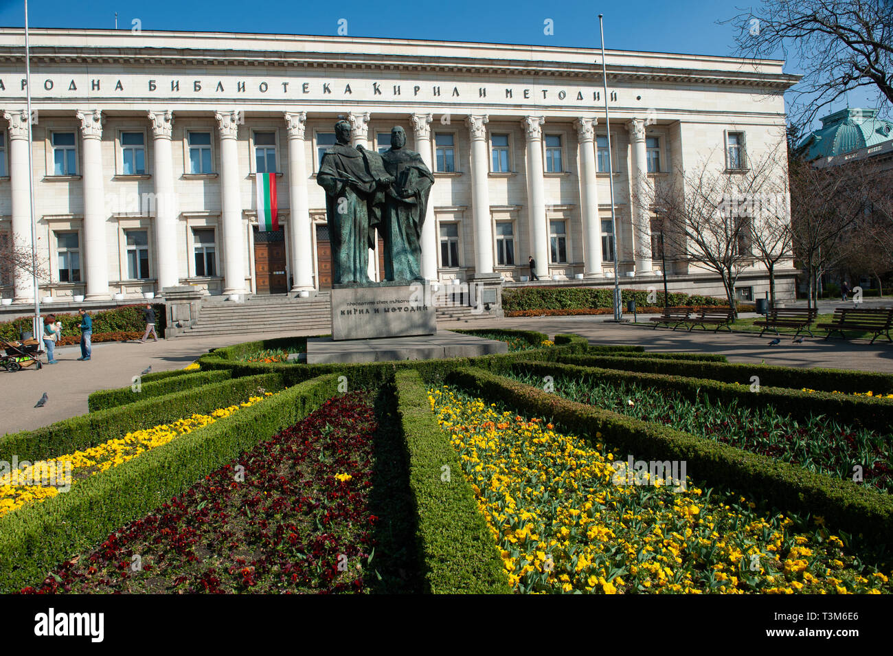 Die nationale Bibliothek, Sofia, Bulgarien, Europa Stockfoto
