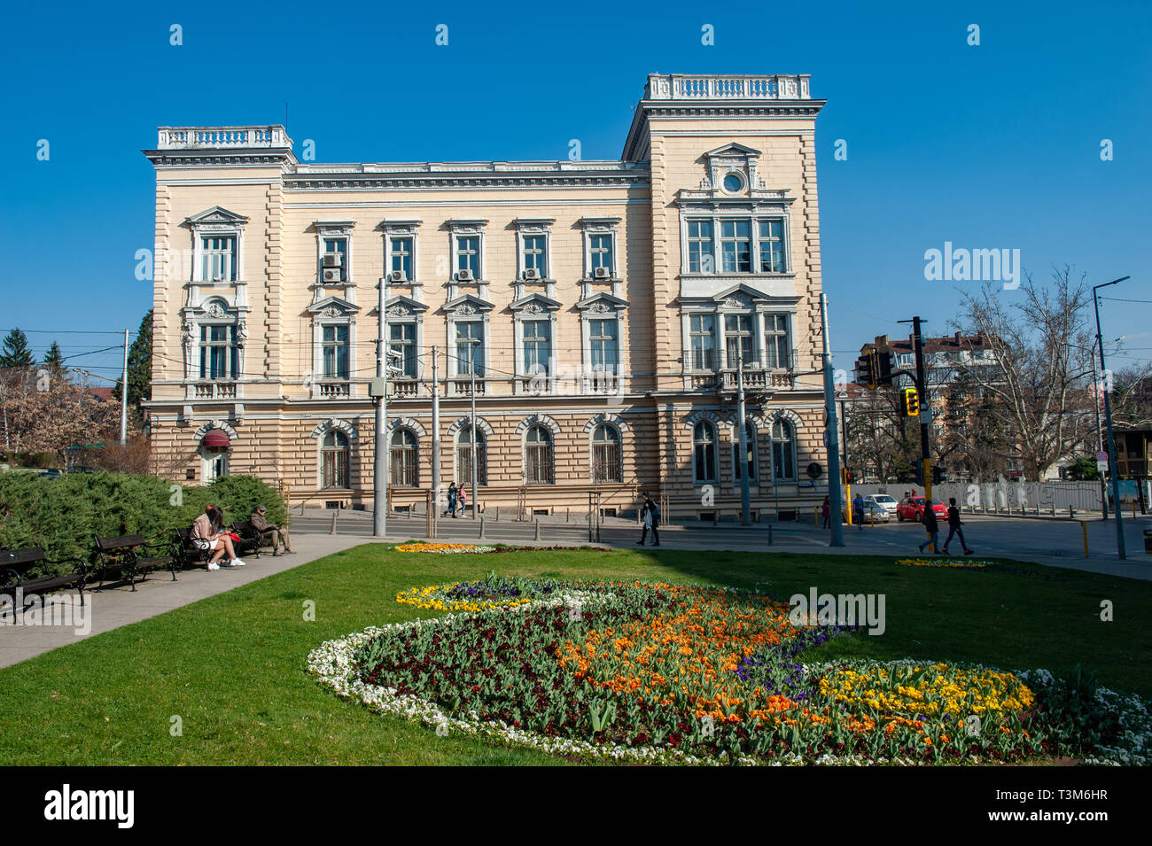 Zentrale militärische Club, Sofia, Bulgarien, Europa Stockfoto