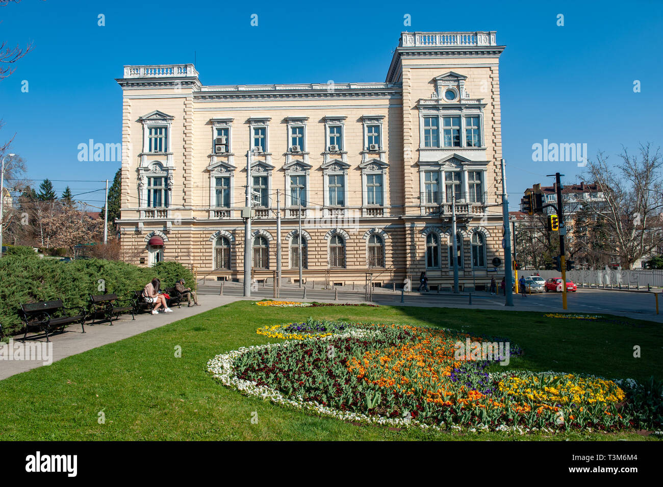 Zentrale militärische Club, Sofia, Bulgarien, Europa Stockfoto