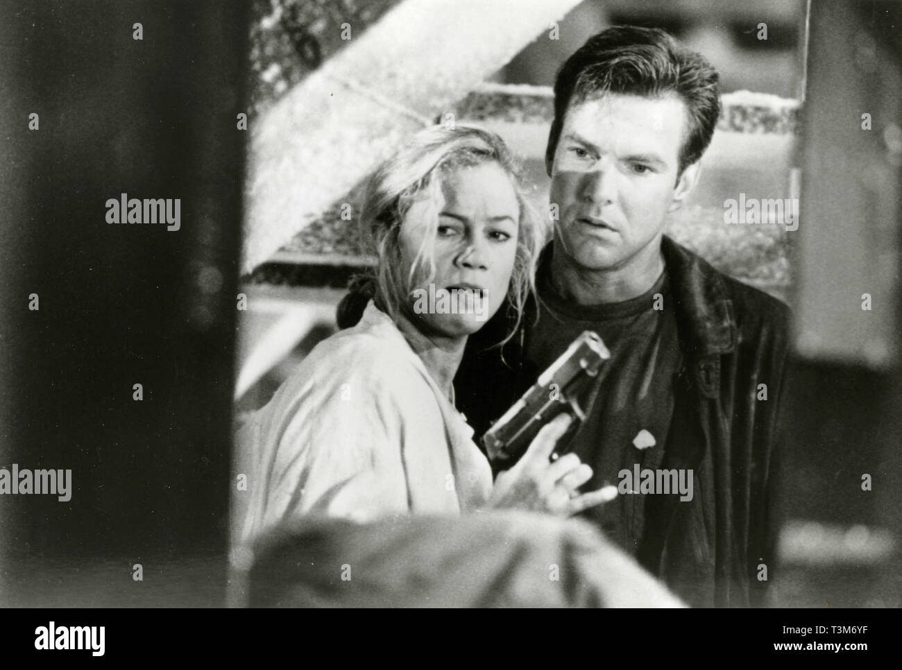 Kathleen Turner und Dennis Quaid in dem Film Undercover Blues, 1993 Stockfoto