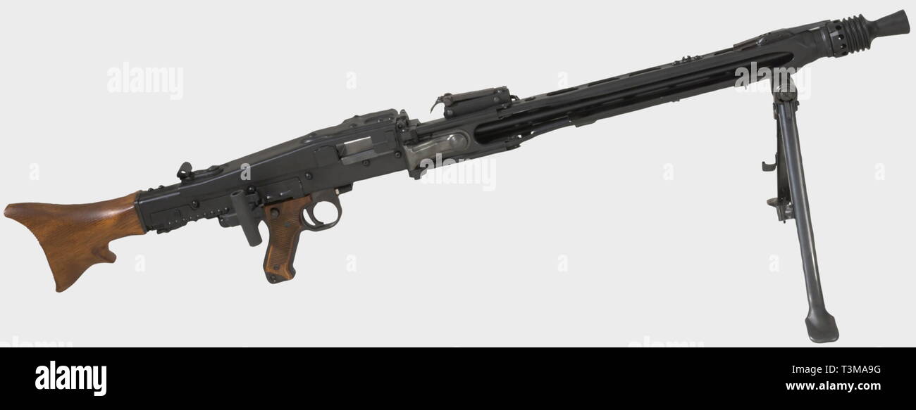 Maschinengewehre, Deutsche Maschinengewehr MG 42, Kaliber 18,00 x 57 mm, eingeführt 1942, Editorial-Use - Nur Stockfoto
