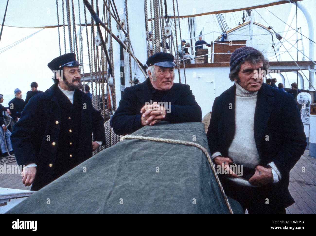 Die Onedin Linie, aka: Die Onedin-Linie, Fernsehserie, Großbritannien 1971 - 1980 Darsteller: Christopher Burgess, Howard Lang, Peter Gilmore Stockfoto