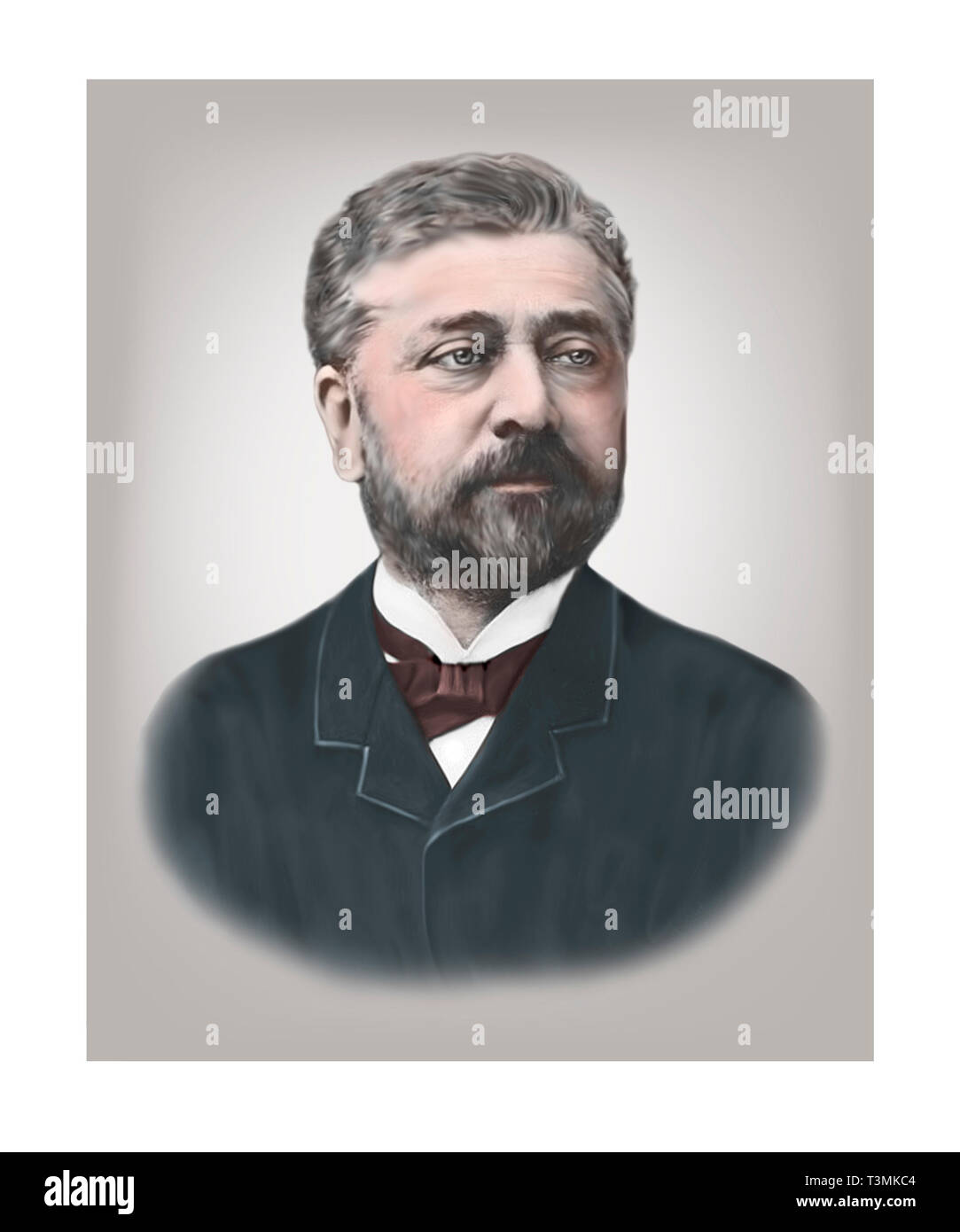 Alexandre Gustav Eiffel 1832-1923 Französische Bauingenieur Stockfoto