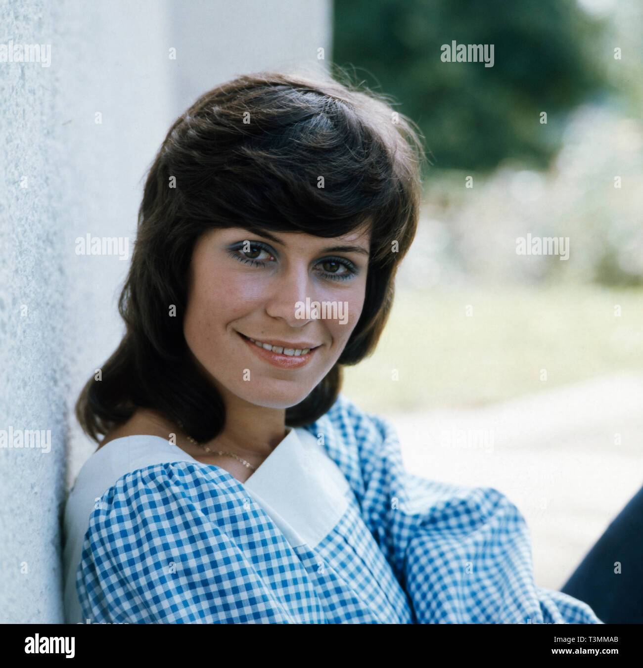 Mary Roos, deutsche Schlagersängerin, Deutschland Ca. 1980. Deutsche Schlager Sängerin Mary Roos, Deutschland Ca. 1980. Stockfoto