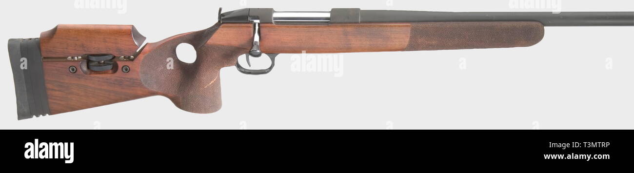 Die langen Arme, moderne Systeme, Sport Gewehr Walther Modell Junior, Kaliber 7,62 x 51, Nummer K 2055, Additional-Rights - Clearance-Info - Not-Available Stockfoto
