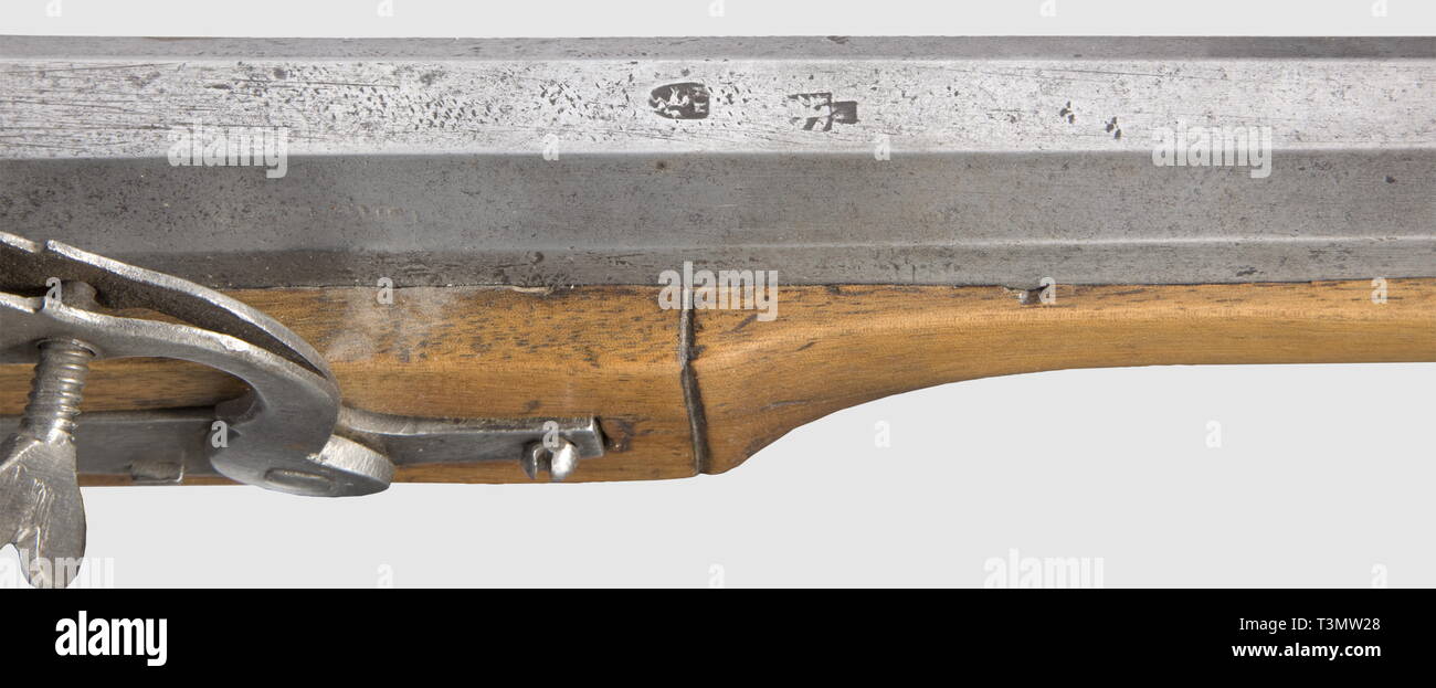 Lange Arme, matchlock und wheellock, Gewehr, Additional-Rights - Clearance-Info - Not-Available Stockfoto