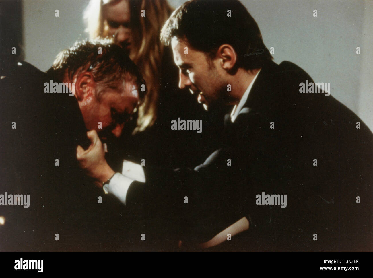 Schauspieler Robert Carlyle und Ray Winstone im Film Gesicht, 1990 s Stockfoto