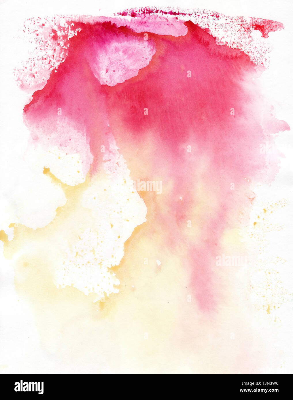 Aquarell Abstrakt Hintergrund Hand Textur Gemalt Aquarell Rot Und Rosa Flecken Design Fur Hintergrunde Wallpaper Abdeckungen Und Verpackung Stockfotografie Alamy