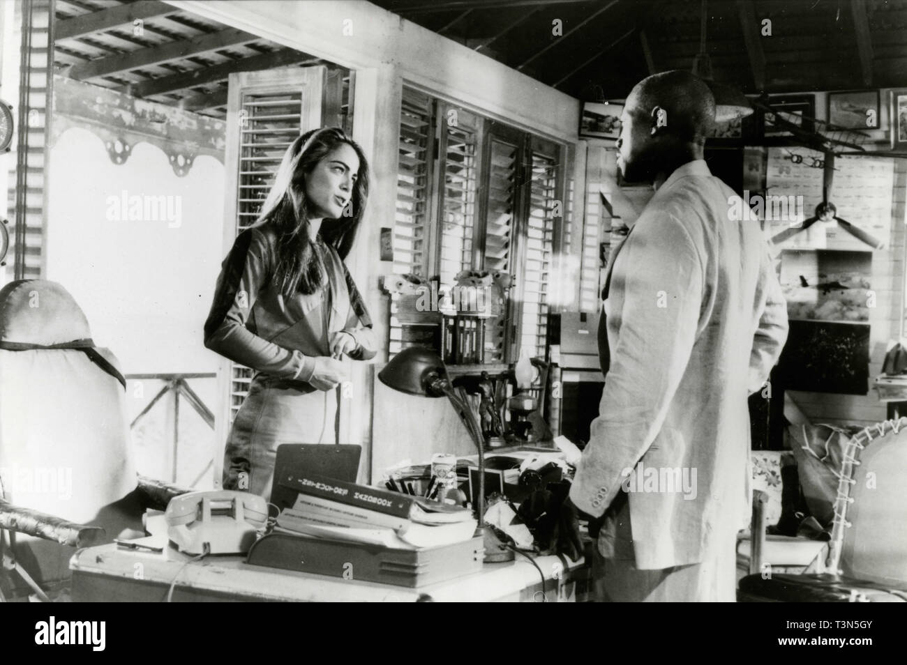 Wesley Snipes und Yancy Butler im Film Drop Zone, 1994 Stockfoto