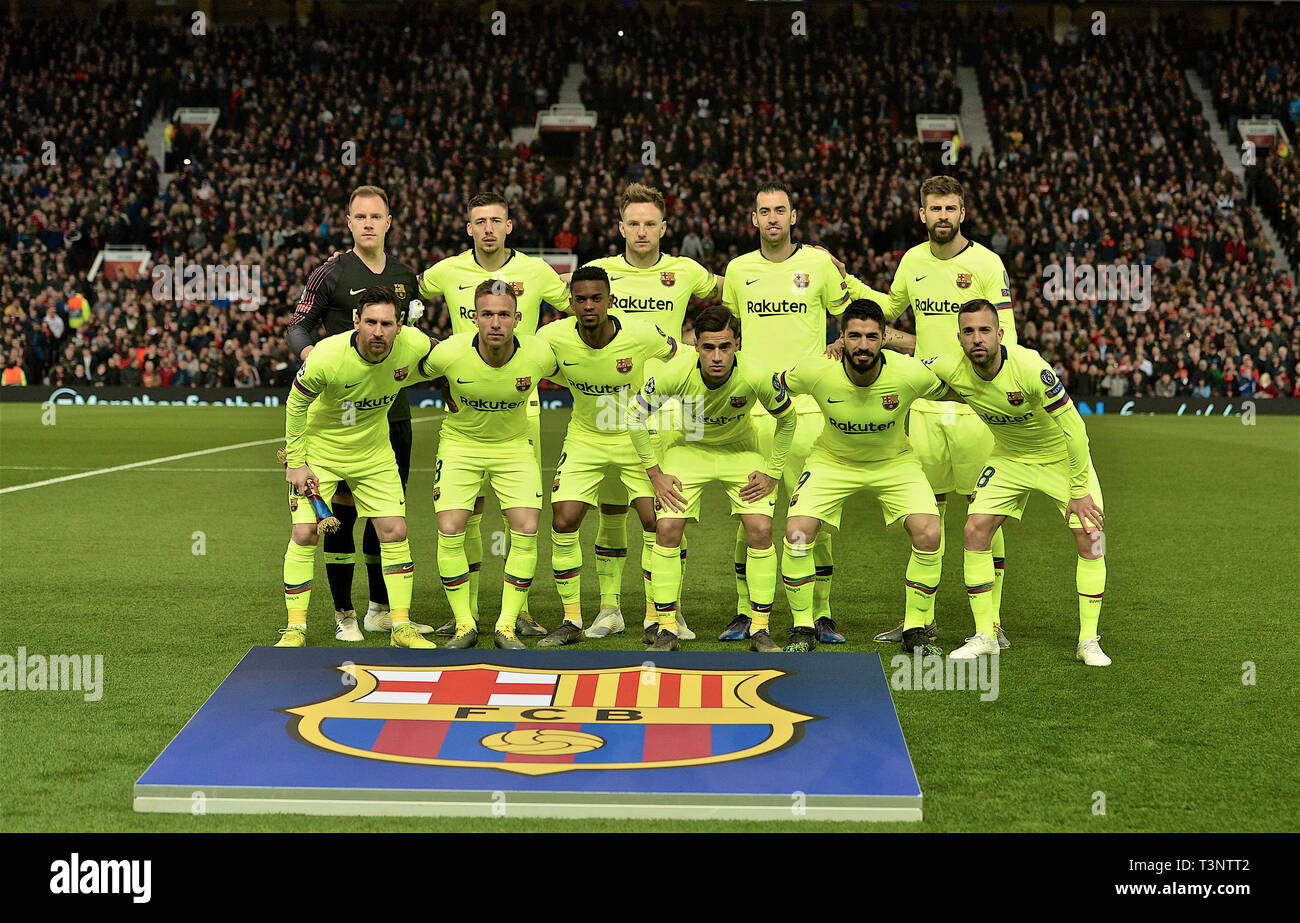 Fc Barcelona Team Group Line Up Stockfotos Und Bilder Kaufen Alamy
