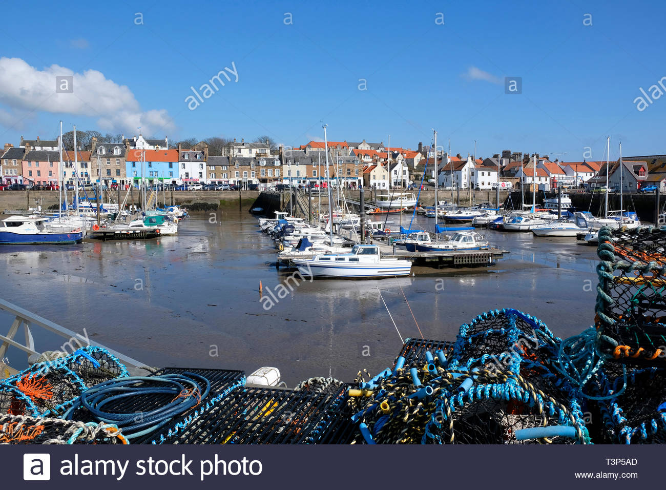 Anstruther Harbour, Fife, Schottland Stockfoto