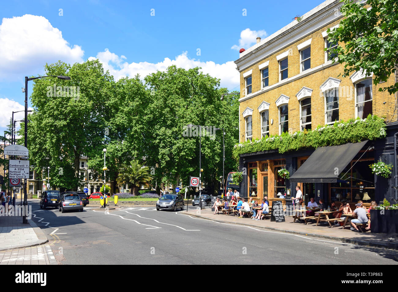 Herrschaft Lane, East Dulwich, im Londoner Stadtteil Southwark, Greater London, England, Vereinigtes Königreich Stockfoto