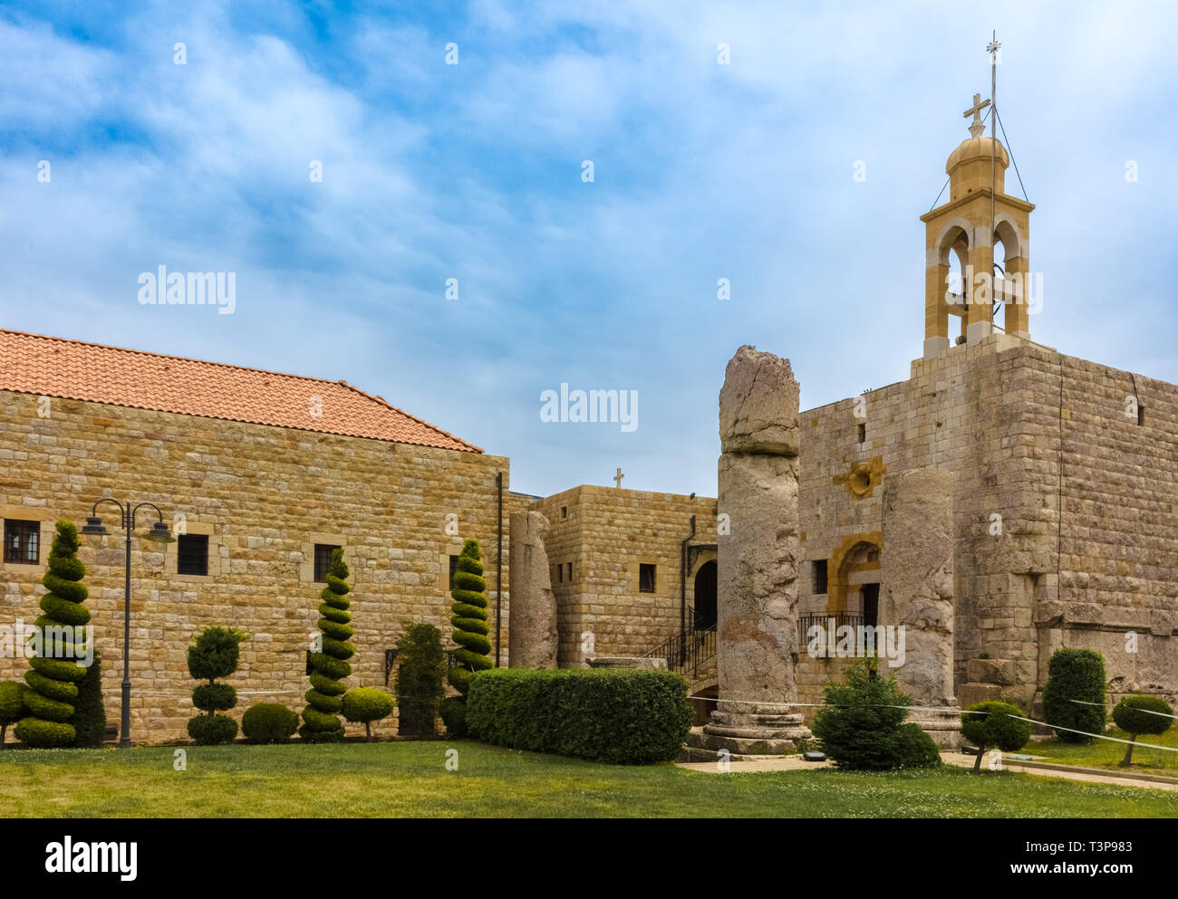 Der hl. Johannes der Täufer Kloster Deir Al Kalaa Beit Mery Ruinen in Beirut in der Hauptstadt des Libanon Naher Osten Stockfoto