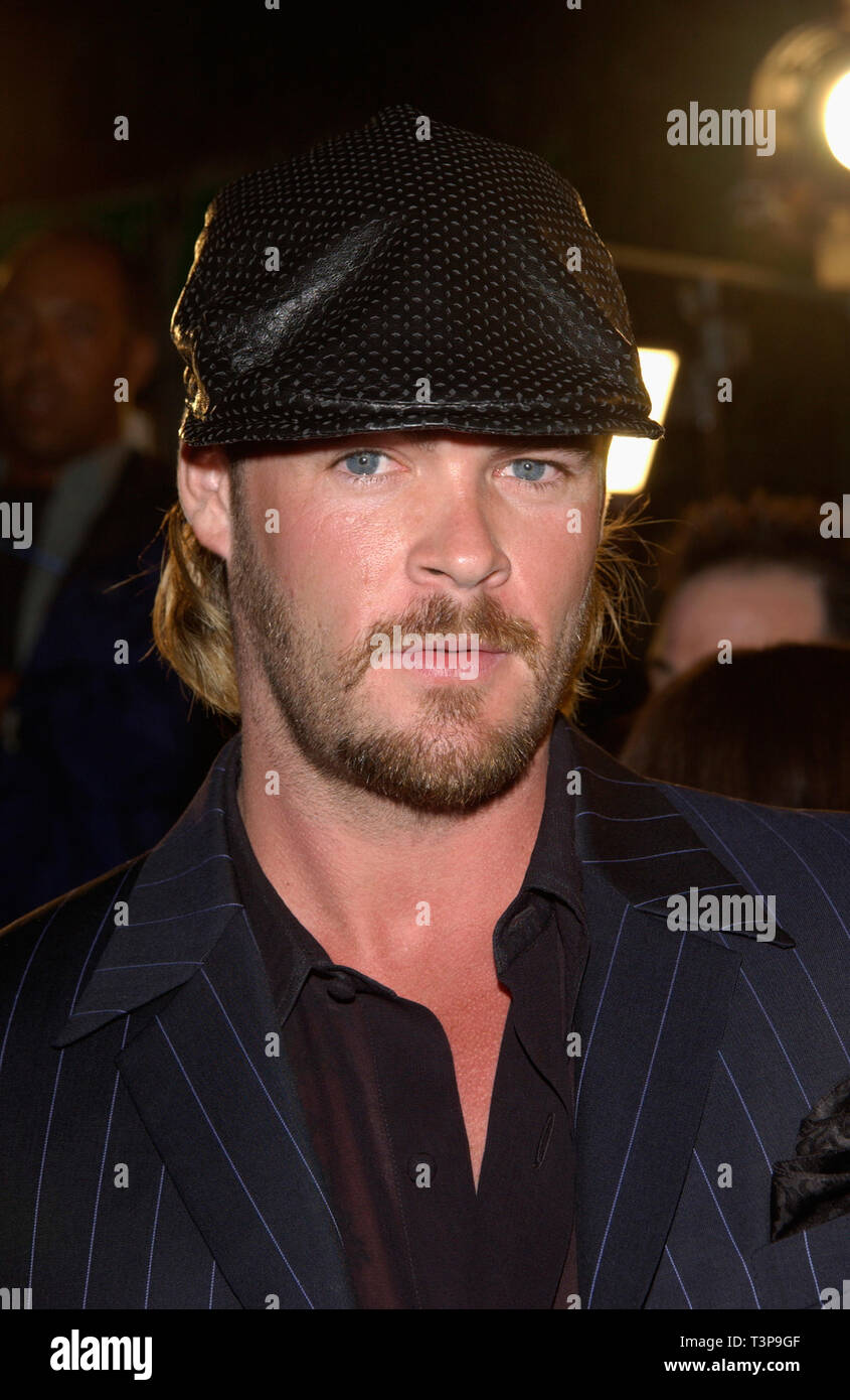 LOS ANGELES, Ca. Oktober 02, 2002: Schauspieler MATT SCHULZE am Los Angeles Premiere seines neuen Films The Transporter. © Paul Smith/Featureflash Stockfoto