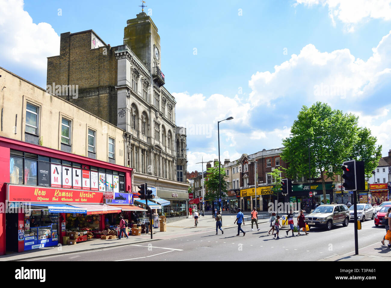 Roggen Lane, Peckham, Stadtteil Southwark, Greater London, England, Vereinigtes Königreich Stockfoto