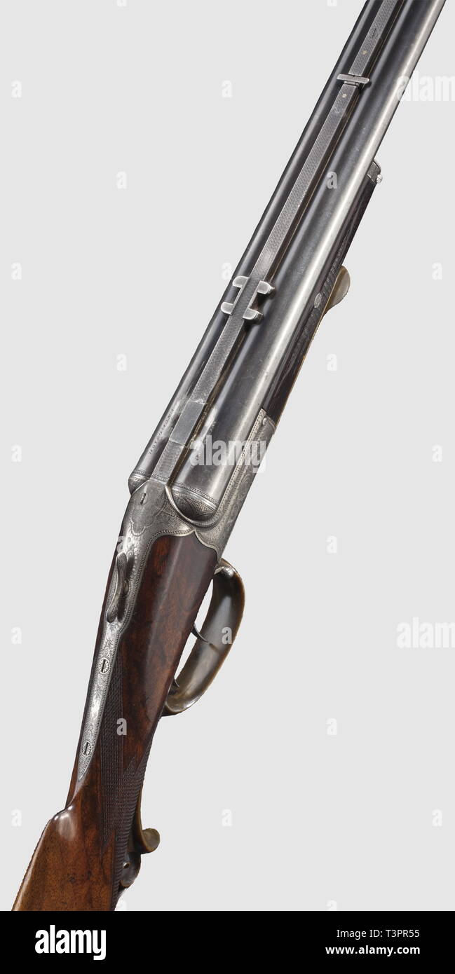 Lange Arme, moderne JAGDWAFFEN, Collath bohren Kombination gun Kombination Gewehr, Frankfurt/Oder, um 1900, Nummer 14680, Additional-Rights - Clearance-Info - Not-Available Stockfoto