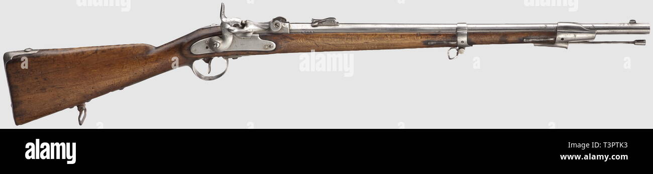 SERVICE WAFFEN, ÖSTERREICH, besondere Inspektorengruppe Gewehr M 1854/67, Kaliber 14 mm, Additional-Rights - Clearance-Info - Not-Available Stockfoto