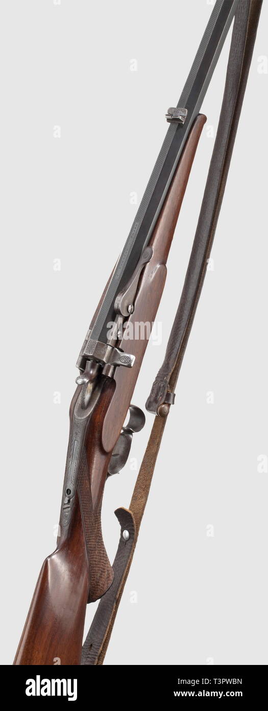Lange Arme, moderne JAGDWAFFEN, double action Gewehr Nowotny, Pragueue, Kaliber 22 Ähnliche tp Hornet, Nummer 11867, Additional-Rights - Clearance-Info - Not-Available Stockfoto