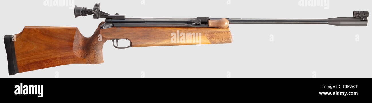 Die langen Arme, moderne Systeme, Sport Luftgewehr Walther, Kaliber 4,5 mm, Nummer 13072, Additional-Rights - Clearance-Info - Not-Available Stockfoto