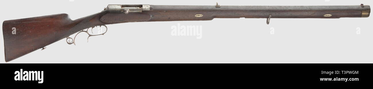 Die langen Arme, moderne Systeme, schwere Sport Gewehr, Deutsch, ca. 1880, Kaliber 16 mm, Additional-Rights - Clearance-Info - Not-Available Stockfoto