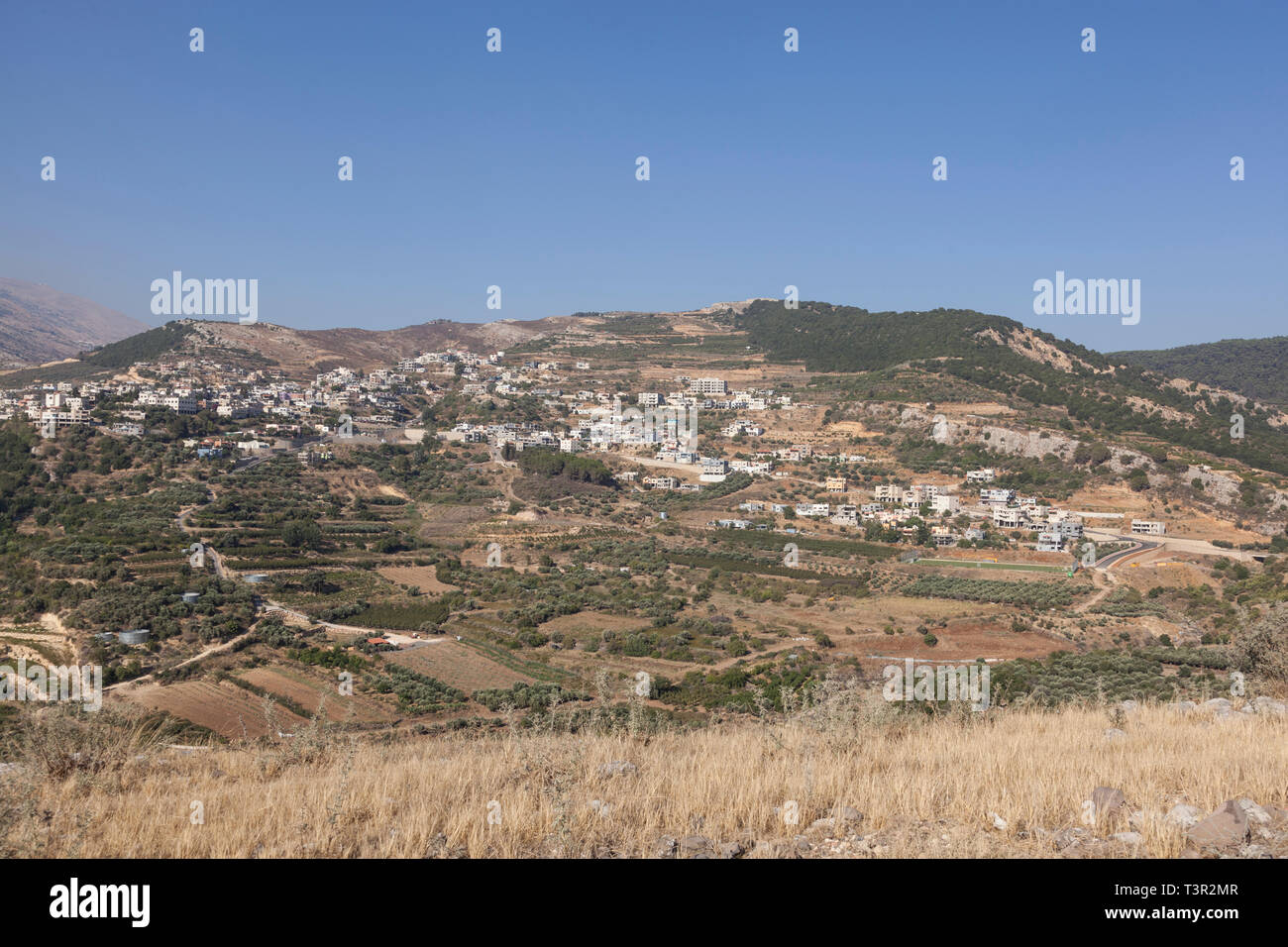 Golanhöhen, im Norden Israels Stockfoto