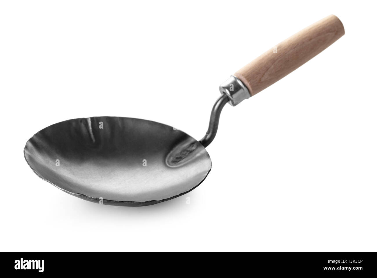 Neue Zement Kelle auf weißem Hintergrund isoliert Stockfoto