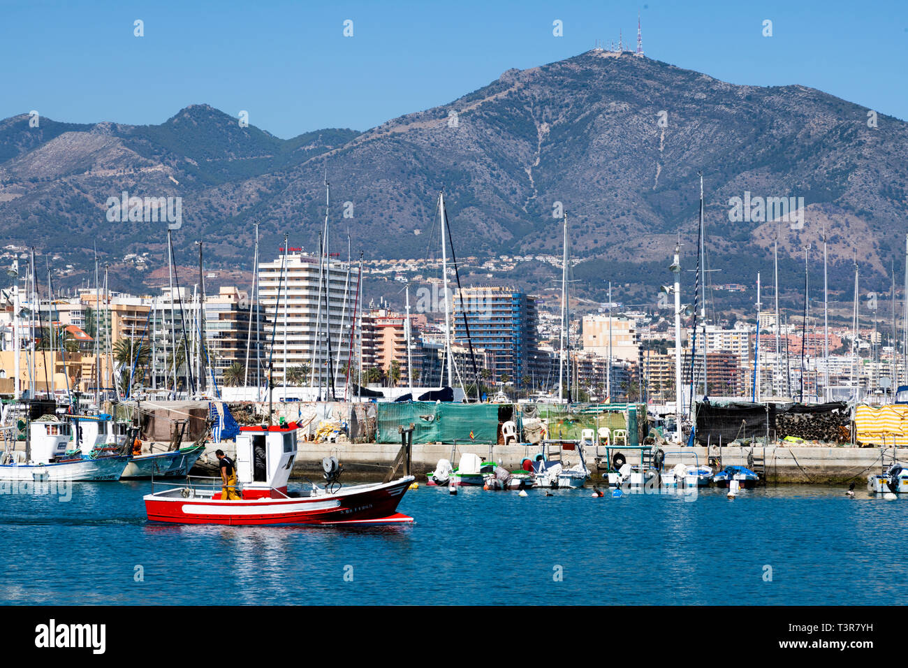 Puerto Deportivo de Fuengirola, Malaga, Spanien Stockfoto