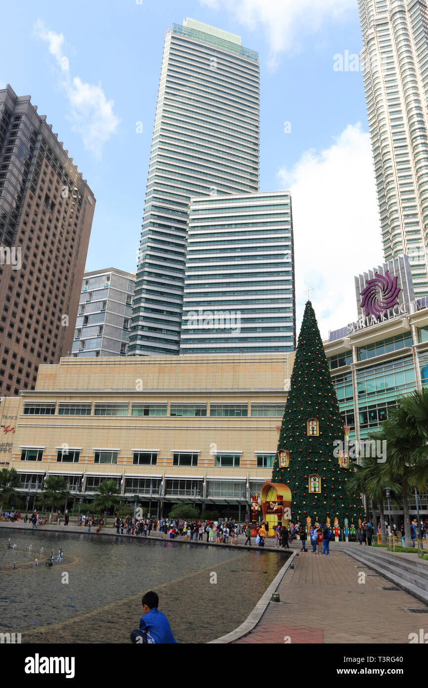 Kuala Lumpur City Centre, KLC, Petronas Twin Towers in Malaysia Stockfoto