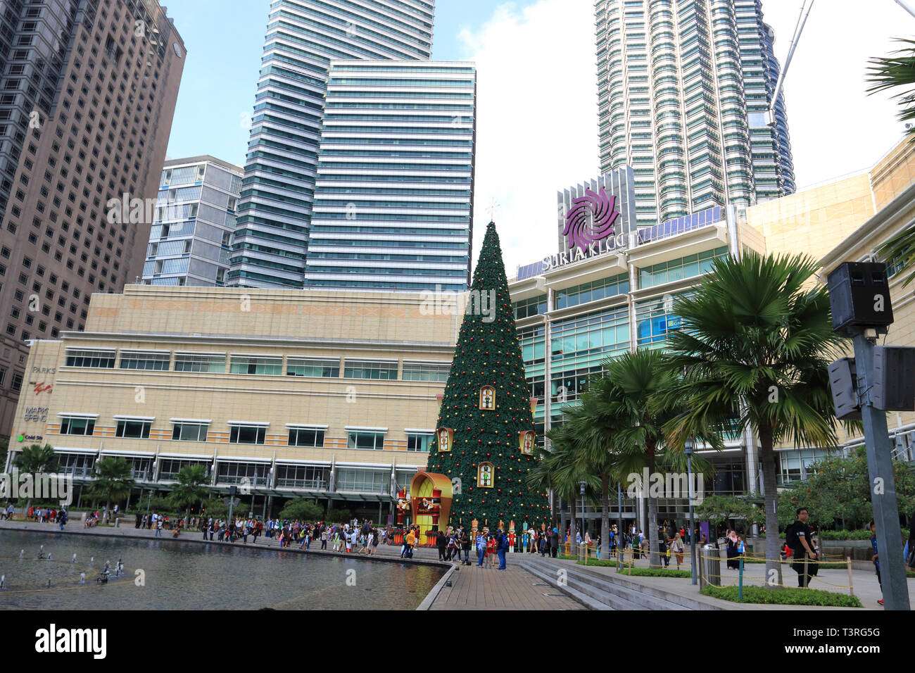 Kuala Lumpur City Centre, KLC, Petronas Twin Towers in Malaysia Stockfoto