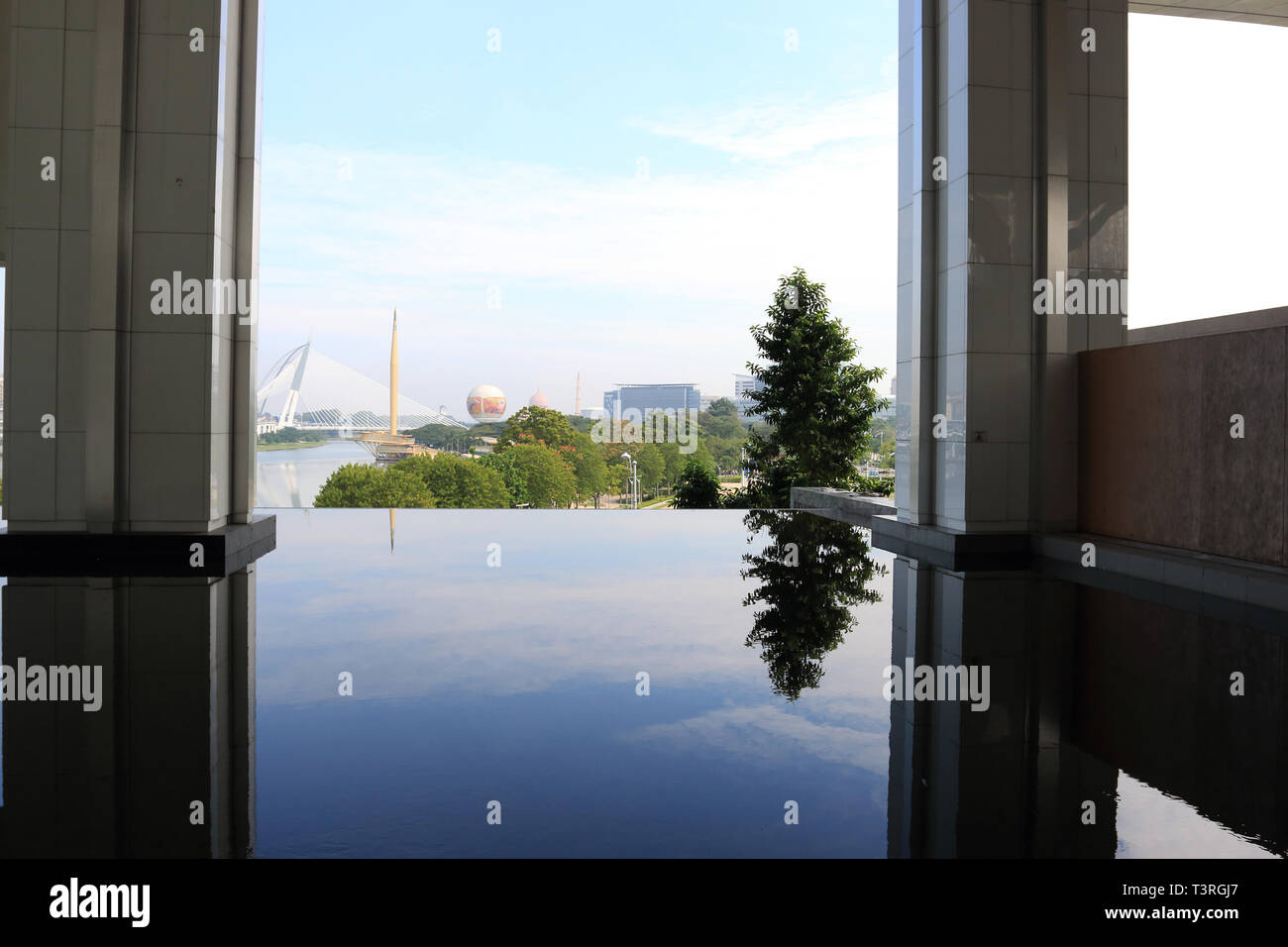 Bügeleisen Moschee, Tuanku Mizan Zainal Abidin Moschee Putrajaya Malaysia Stockfoto