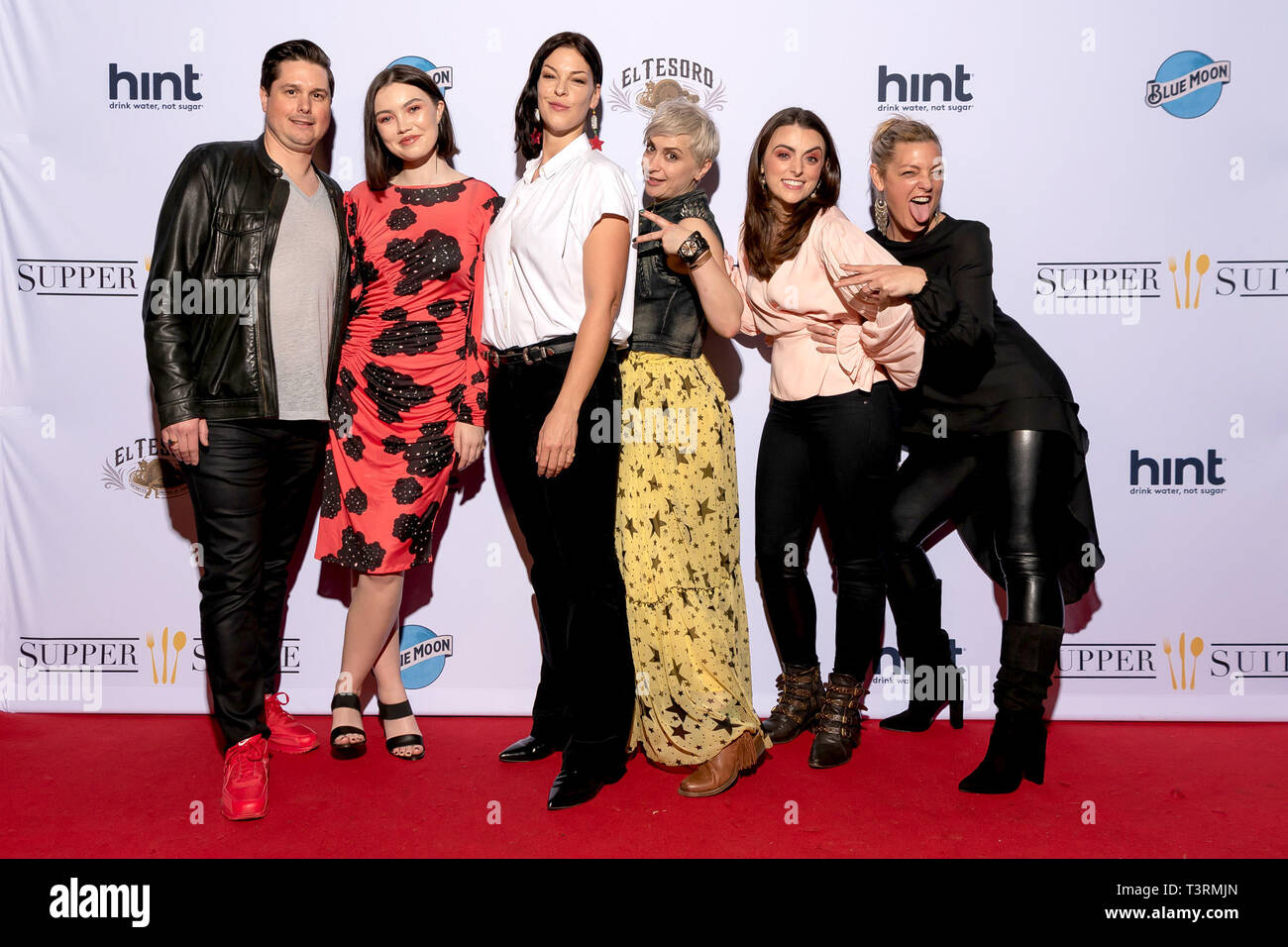 2019 SXSW Film Festival - Darlin' & Mädchen auf dem dritten Stock - Premiere Party mit: Andrew Van Den Houten, Lauryn Canny, Pollyanna McIntosh, Halyna Hutchins, Nora-Jane Noone Gast Wo: Austin, Texas, United States Wenn: 10 Mar 2019 Credit: Lu Chau/WENN.com Stockfoto