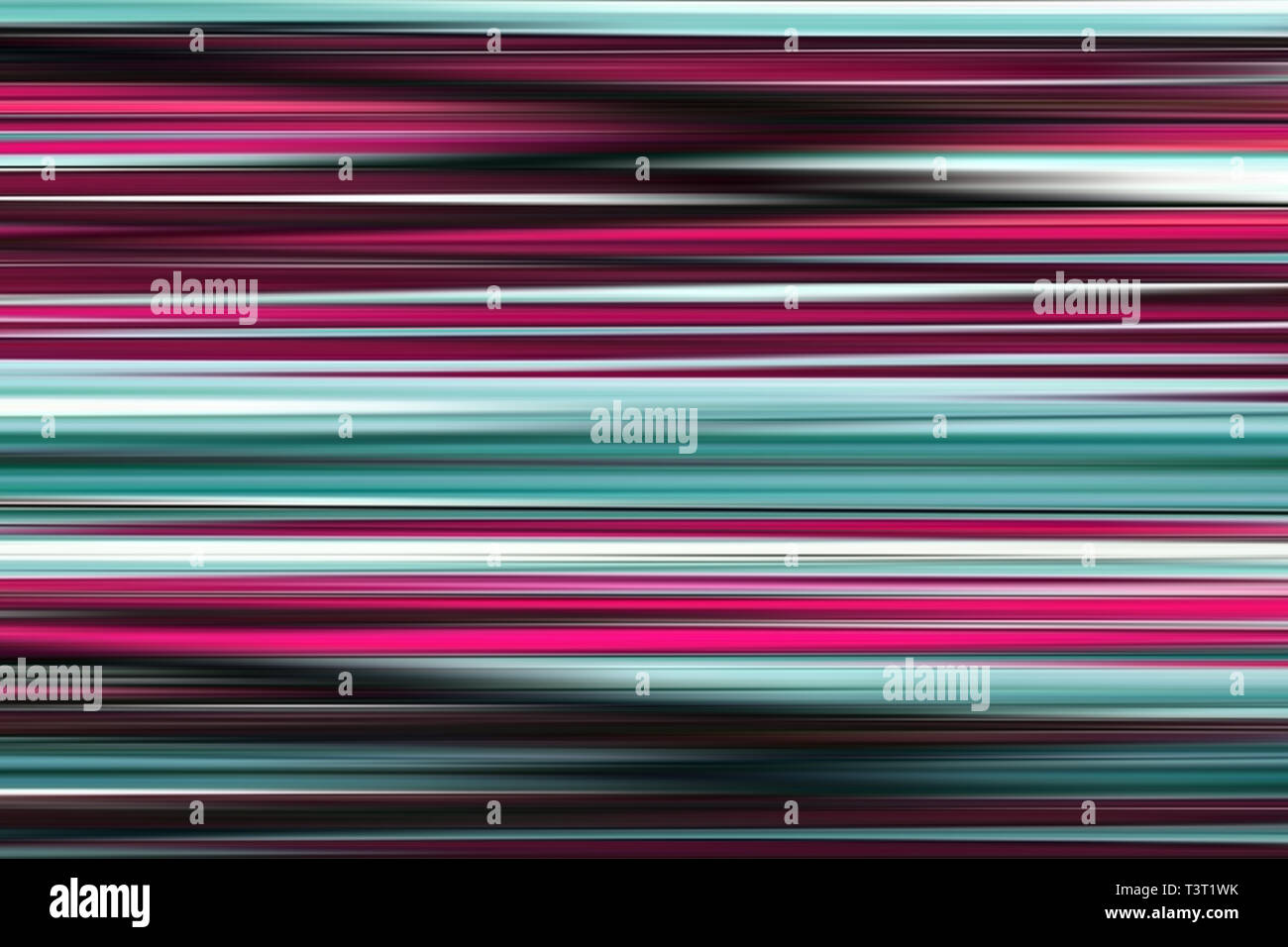 Farbenfrohe abstrakte hellen Linien, Hintergrund, horizontal gestreifte Textur in Lila und türkis Tönen. Muster für Web-Design, Website, Präsentationen Stockfoto