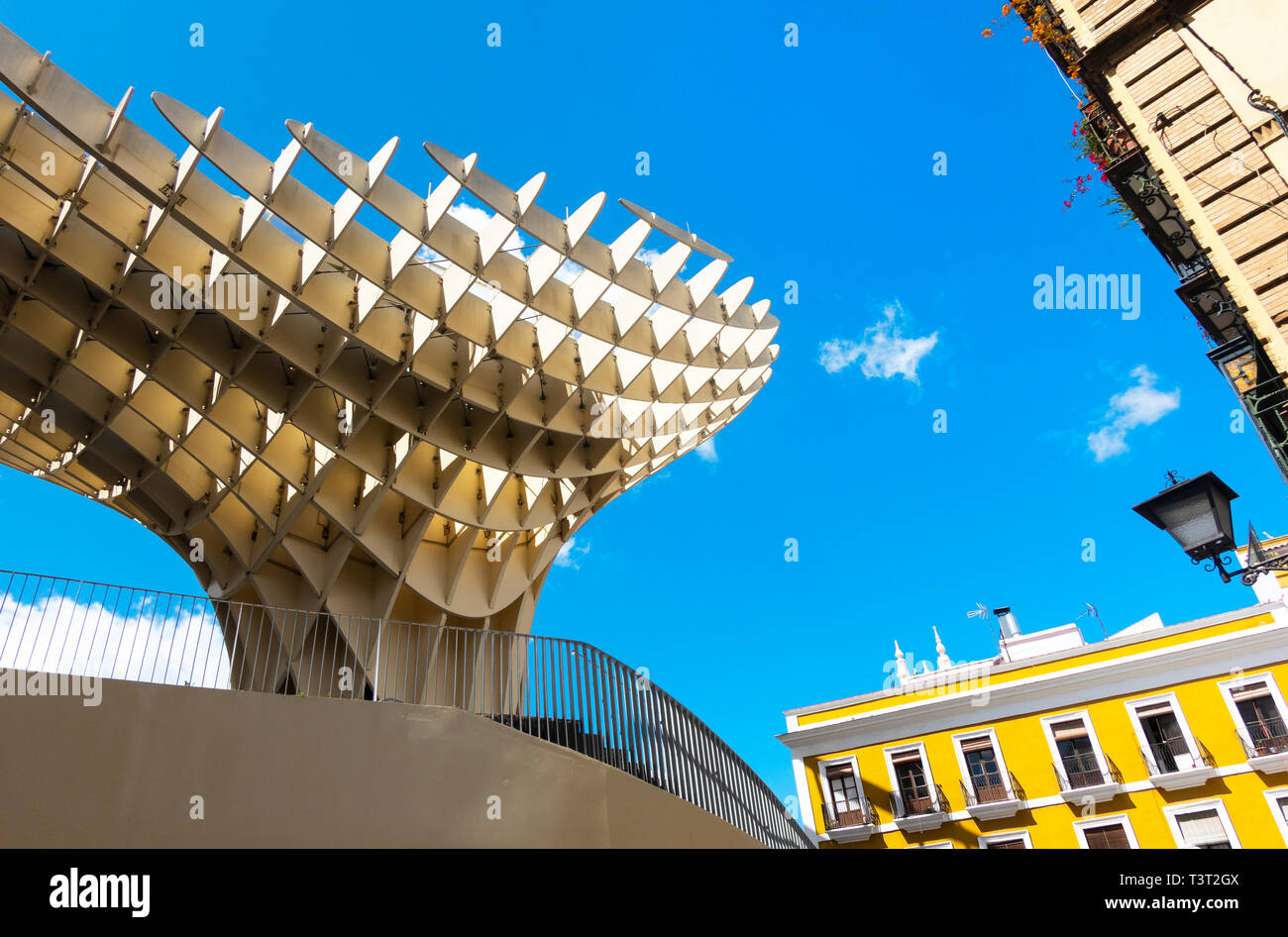 Das Metropol Parasol in Sevilla Stockfoto