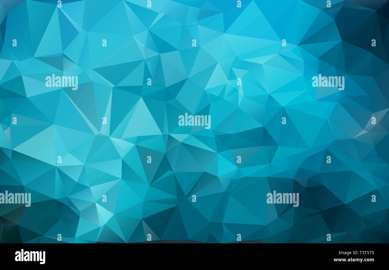 Blauen Hintergrund der Dreiecke. Helle Farben, marine Abstrakt Hintergrund Stock Vektor