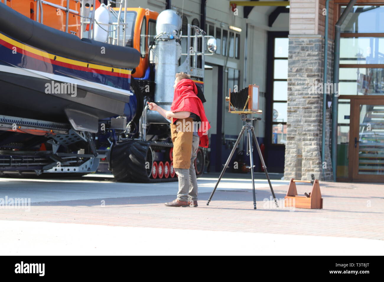 RNLI Lifeboat station Llandudno, Wales Stockfoto