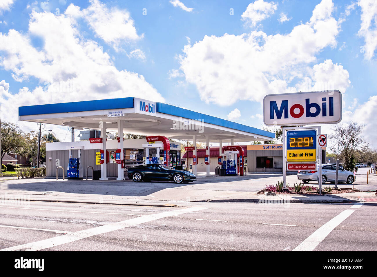 Florida Gas Station Stockfoto
