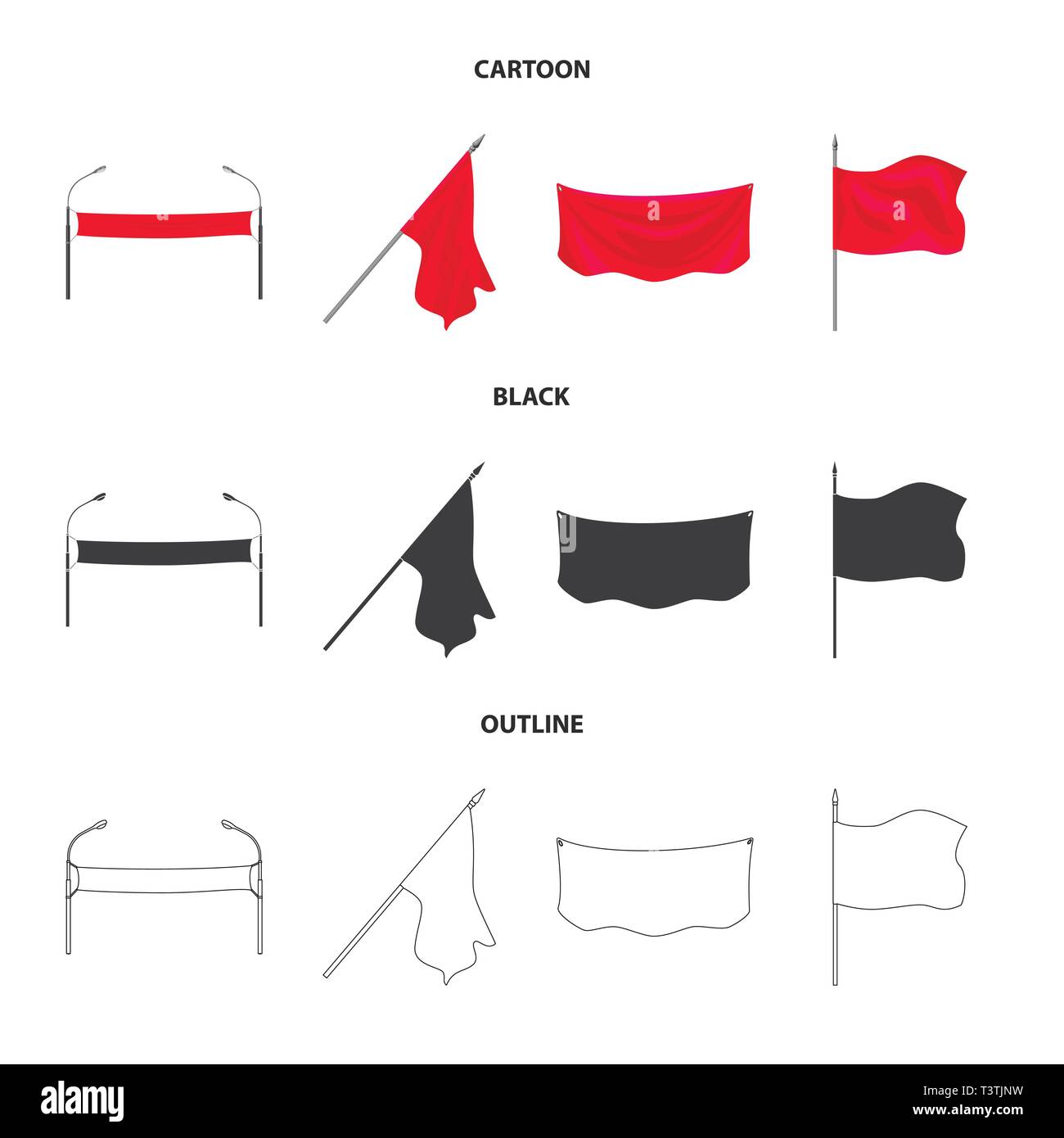 Vector Illustration von Textur und Präsentation Symbol. Sammlung von Textur und Medien Lager Vector Illustration. Stock Vektor