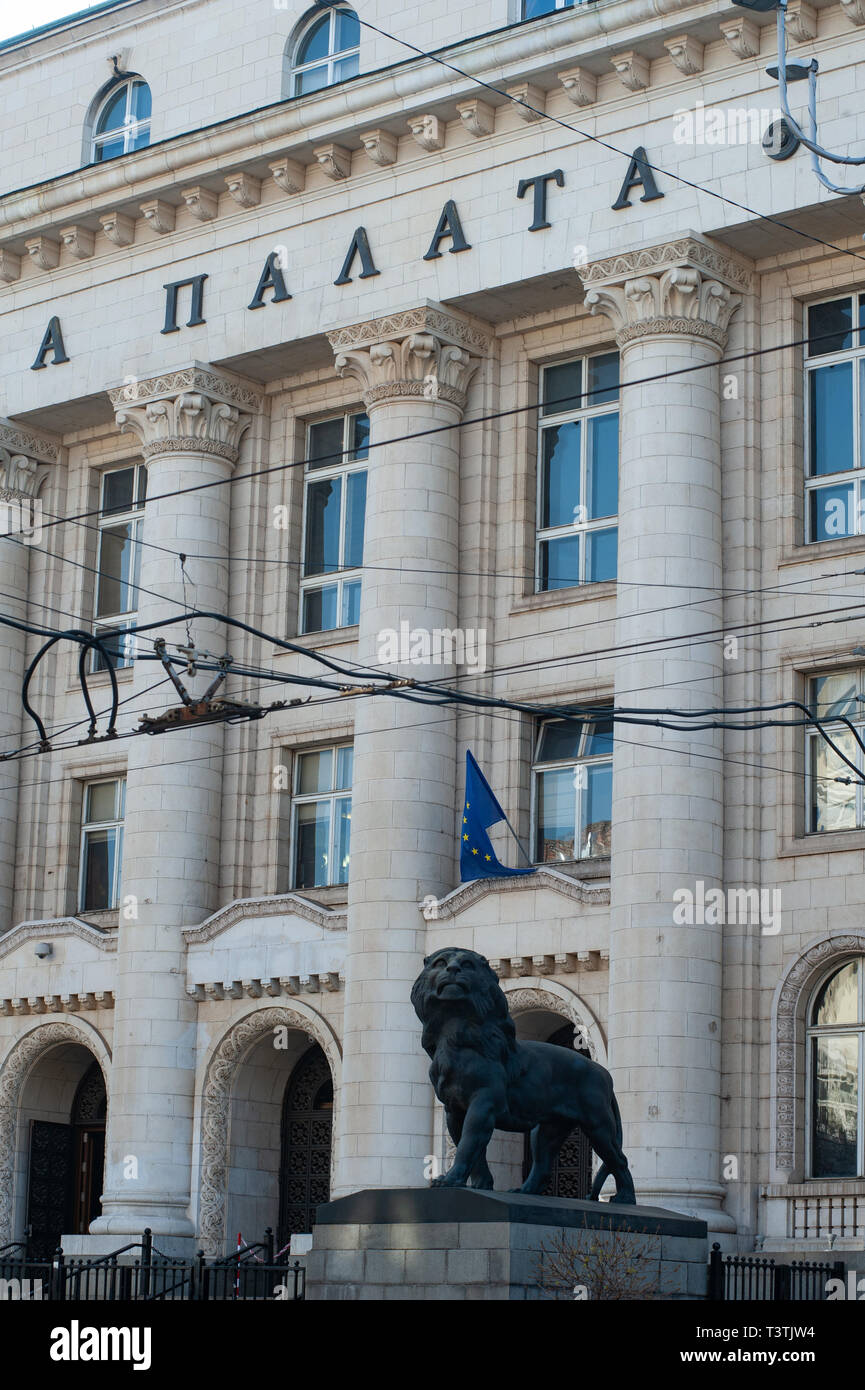 National Palast der Justiz, Sofia, Bulgarien, Europa, Stockfoto