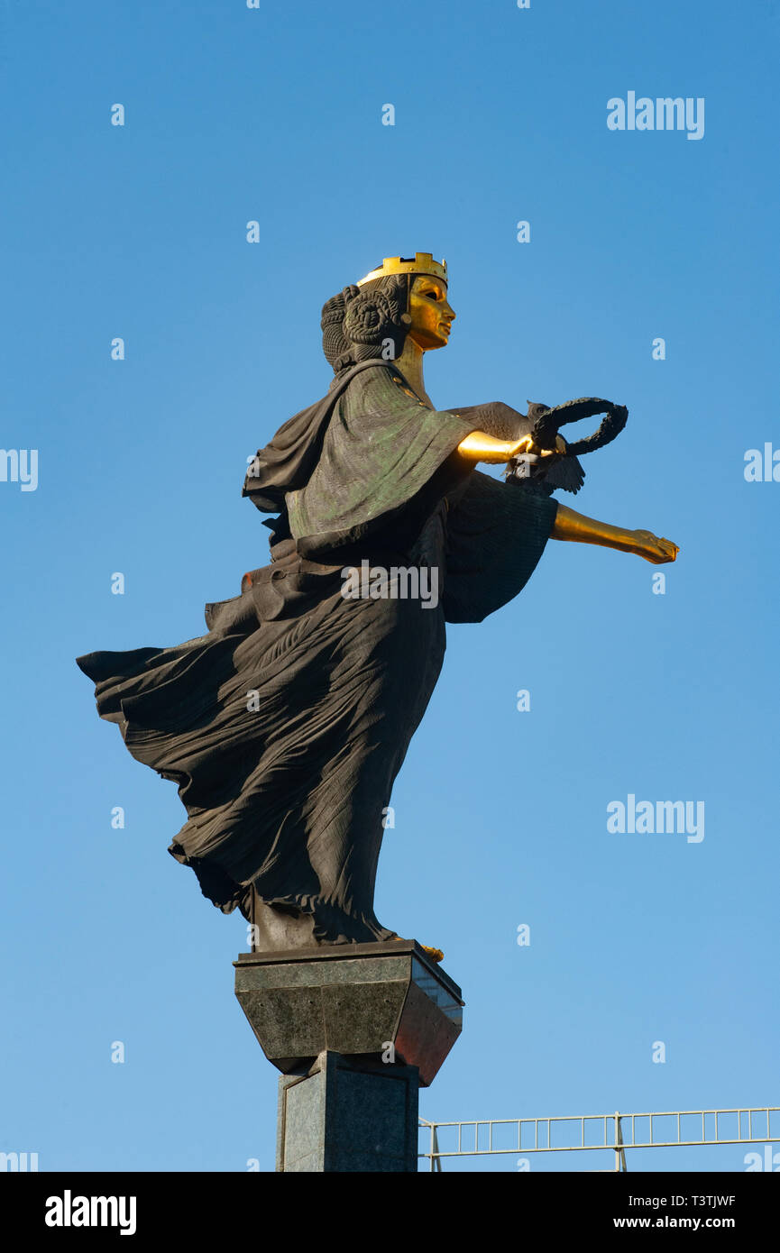 Die Statue von Sveta Sofia, Hagia Sophia, Bulgarien, Europa, Stockfoto