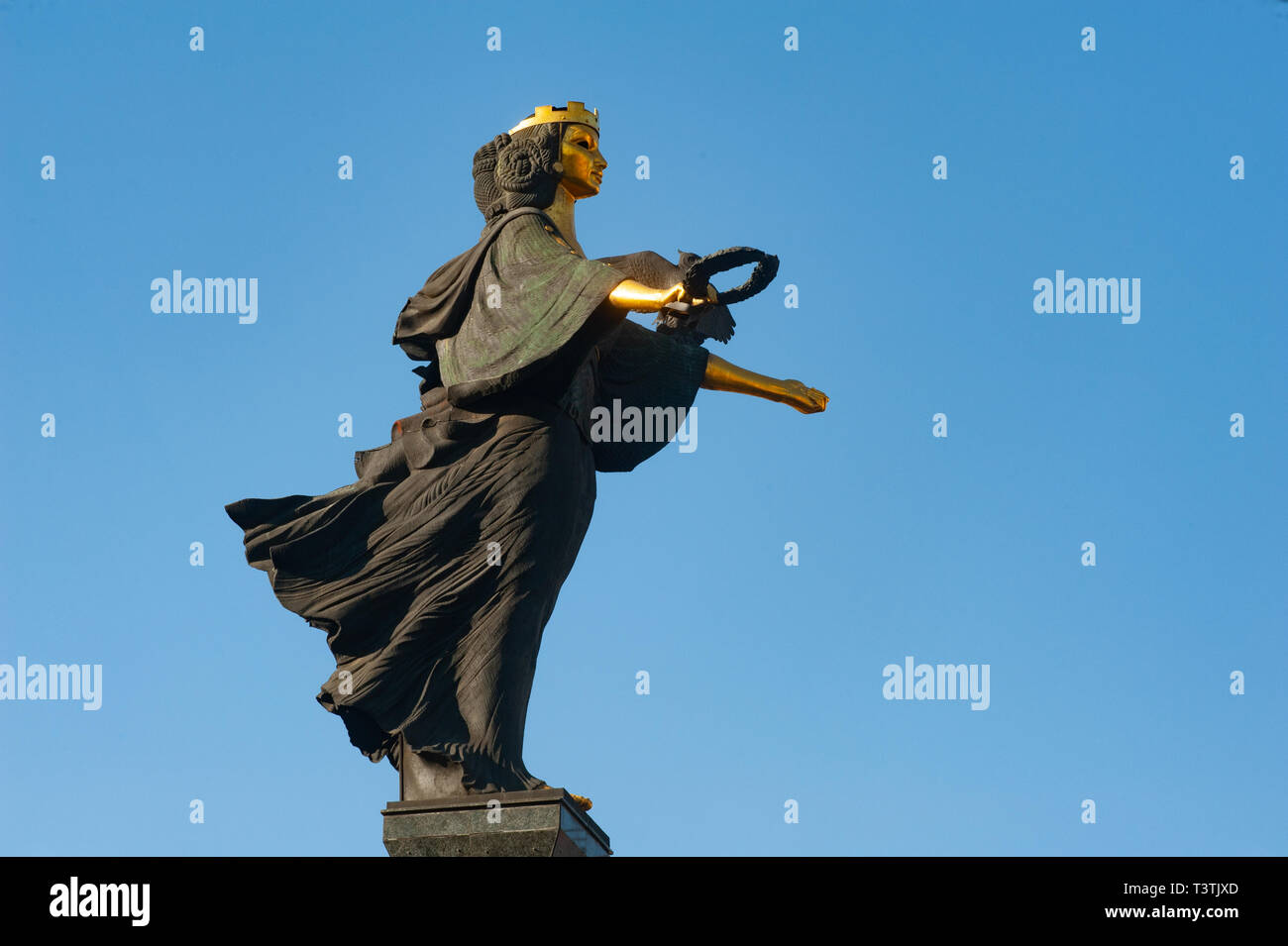 Die Statue von Sveta Sofia, Hagia Sophia, Bulgarien, Europa, Stockfoto