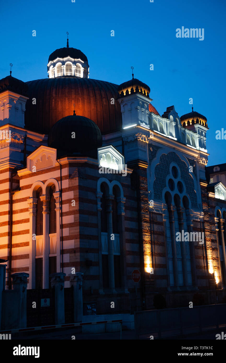 Die Sofia Synagoge, der größten in Südosteuropa, Bulgarien, Stockfoto