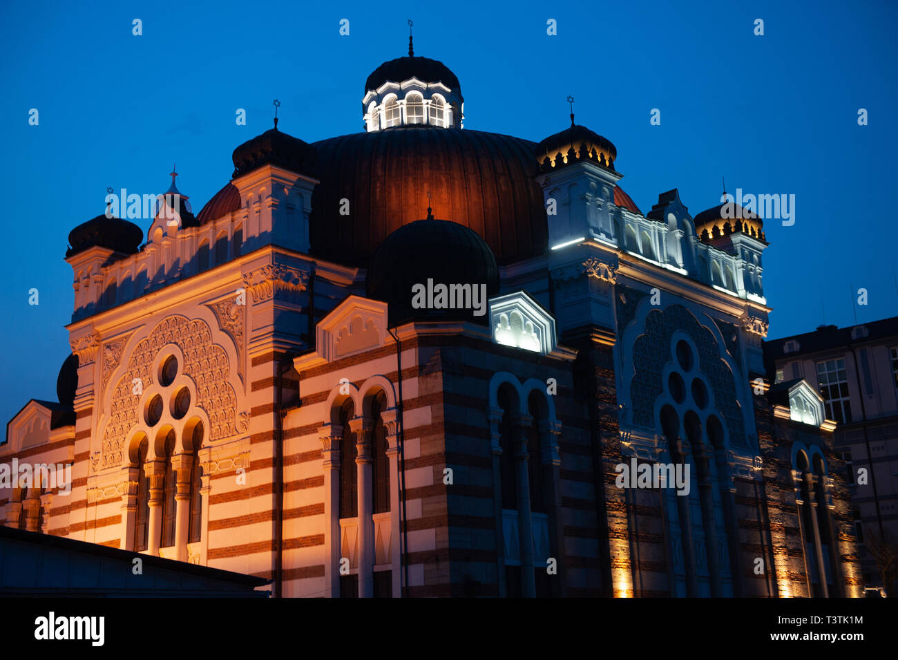 Die Sofia Synagoge, der größten in Südosteuropa, Bulgarien, Stockfoto