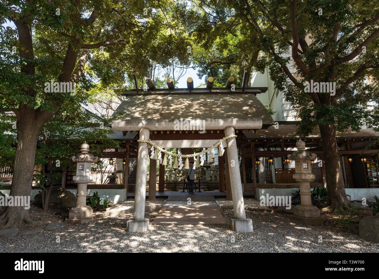 Hikawa Schrein, Kawagoe City, Präfektur Saitama, Japan Stockfoto