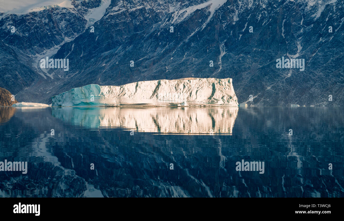 Eisberge, Scoresbysund, Grönland Stockfoto