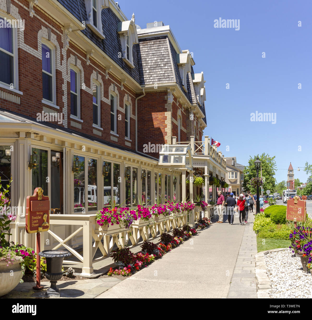 Die historische Prince of Wales Hotel in Niagara on the Lake, Ontario, Kanada Stockfoto