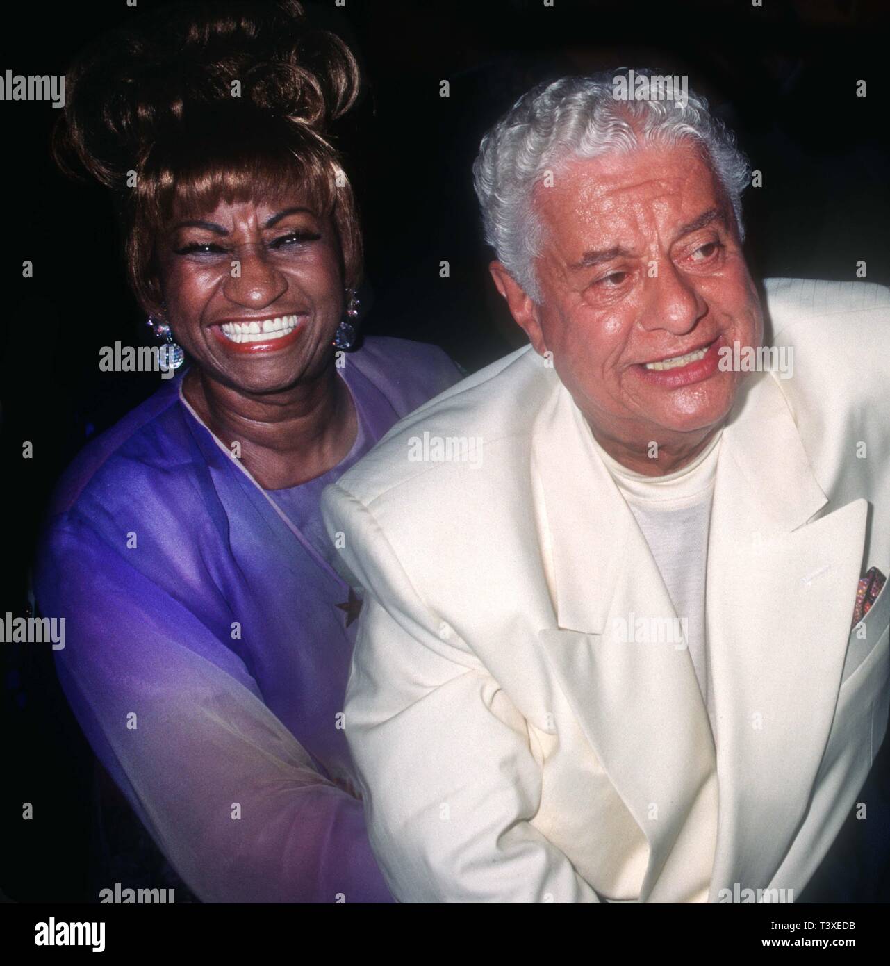 Celia Cruz und Tito Puente 1995 Foto von John Barrett/PHOTOlink Stockfoto